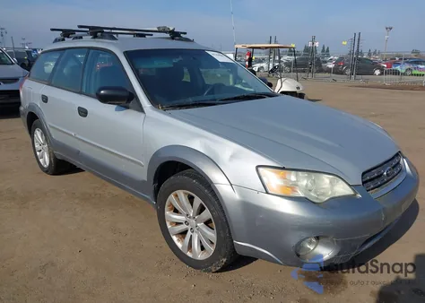 2007 Subaru Outback 2.5I Basic from USA, damaged, VIN 4S4BP61C677303216
